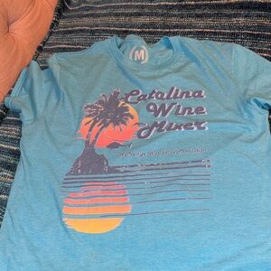 Catalina Wine Mixer Graphic Tee - Blue